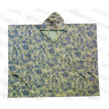 Militaire Camouflage PVC Poncho Rain / Camping Poncho